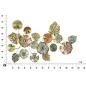 Panel z Żelaza LEAF 117x7x74 cm